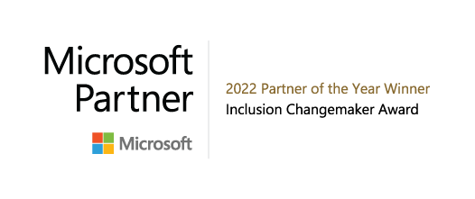 2022 Microsoft Partner Inclusion Changemaker Award Logo