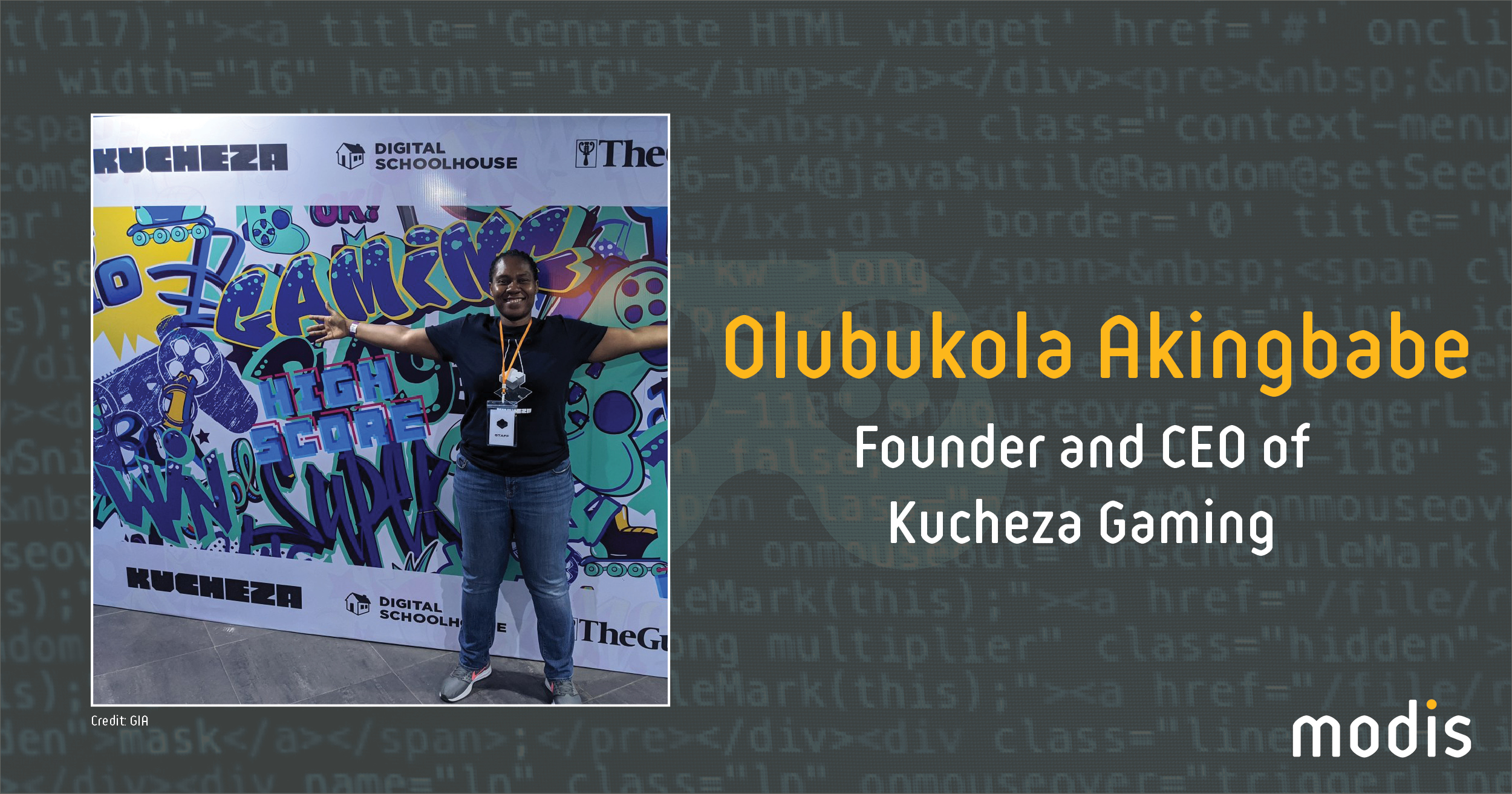 Olubukola Akingbade, founder and CEO of Kucheza Gaming