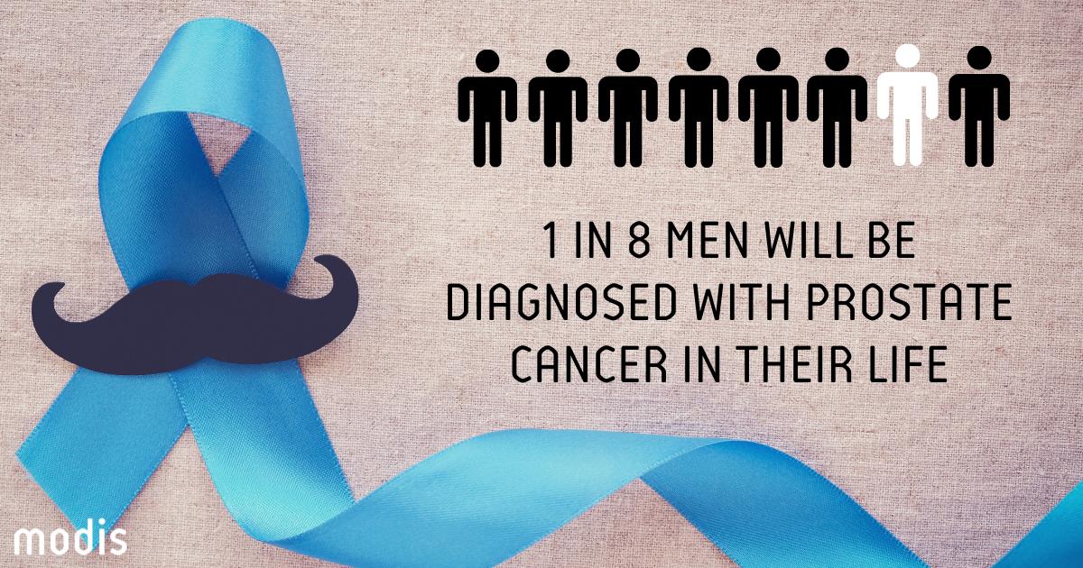 1 in 8 men will be diagnosed with prostate cancer in their life